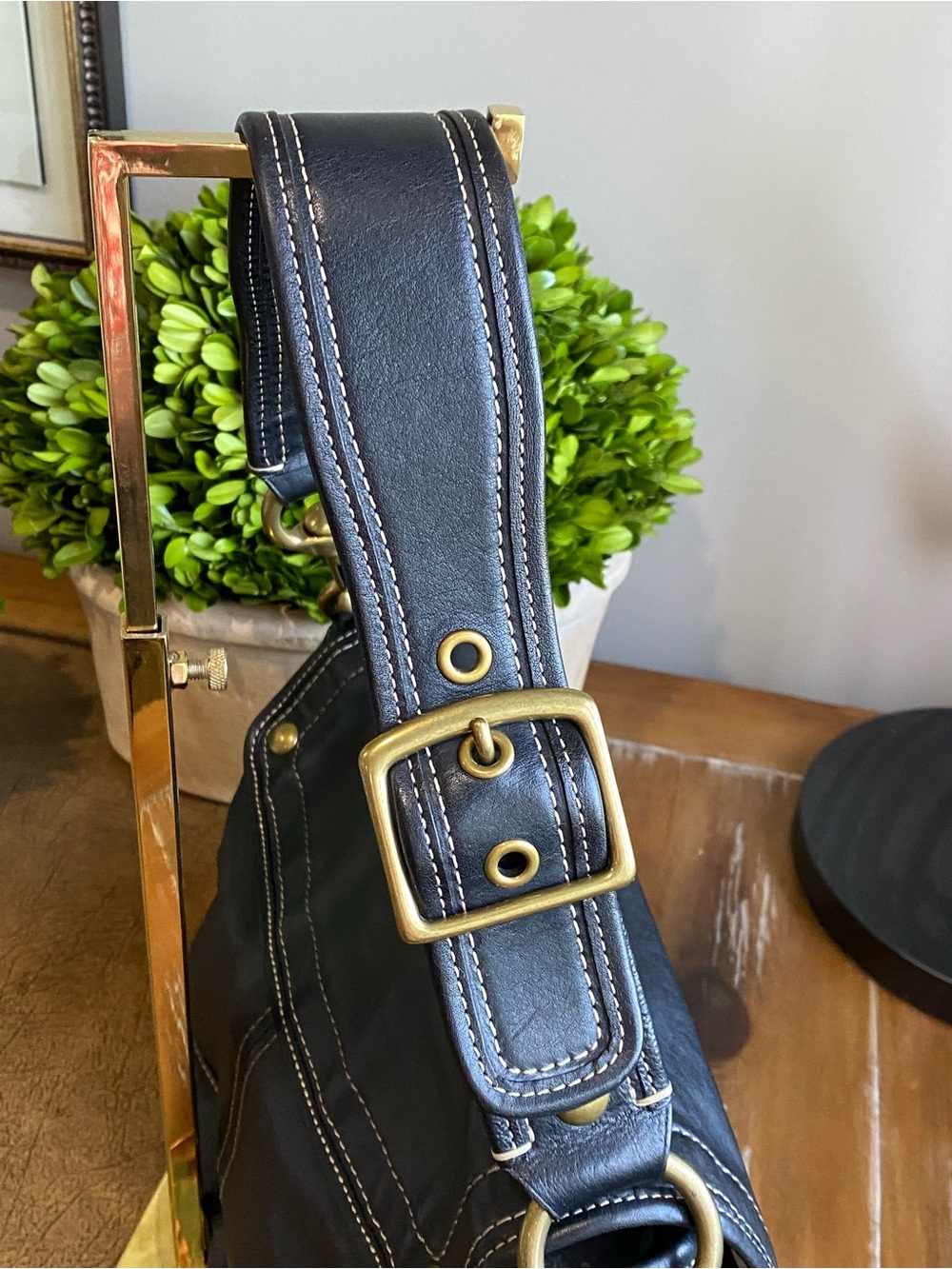 Coach Legacy Ali Y2K Shoulder Bag in Black - Picture 12 of 16